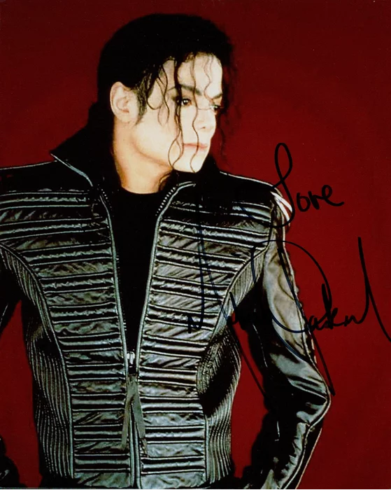 Michael Jackson autograph