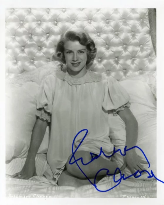 Rosemary Clooney autograph