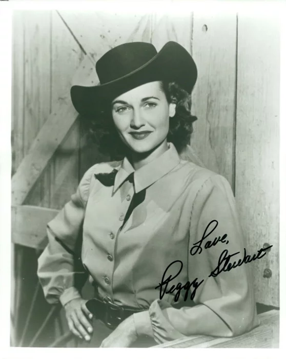 Peggy Stewart autograph