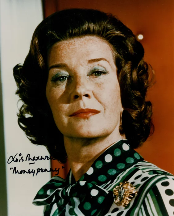 Lois Maxwell autograph