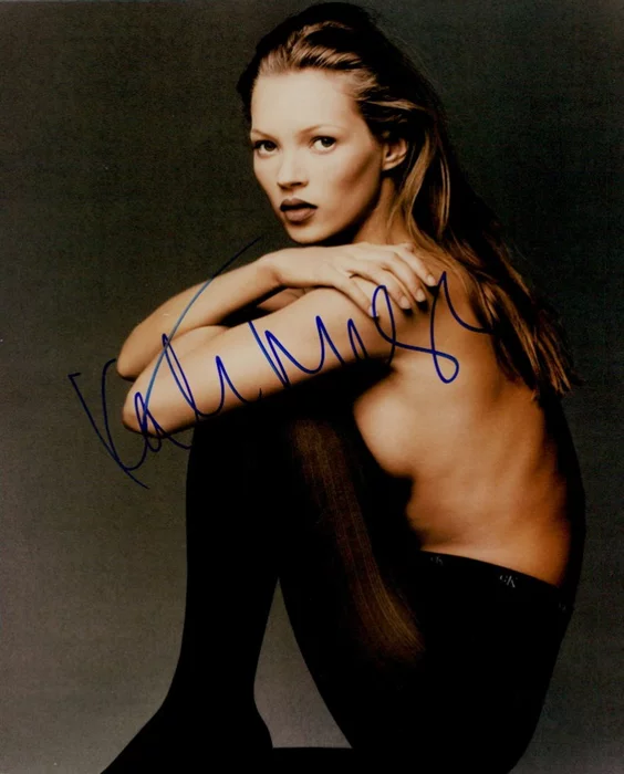 Kate Moss autograph