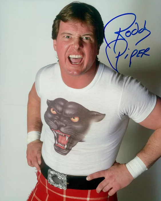 Rowdy Roddy Piper autograph