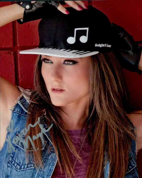 Lauren C. Mayhew autograph