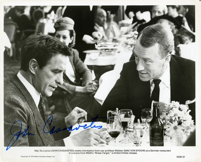 John Cassavetes autograph