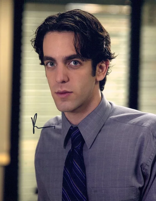 B.J. Novak autograph