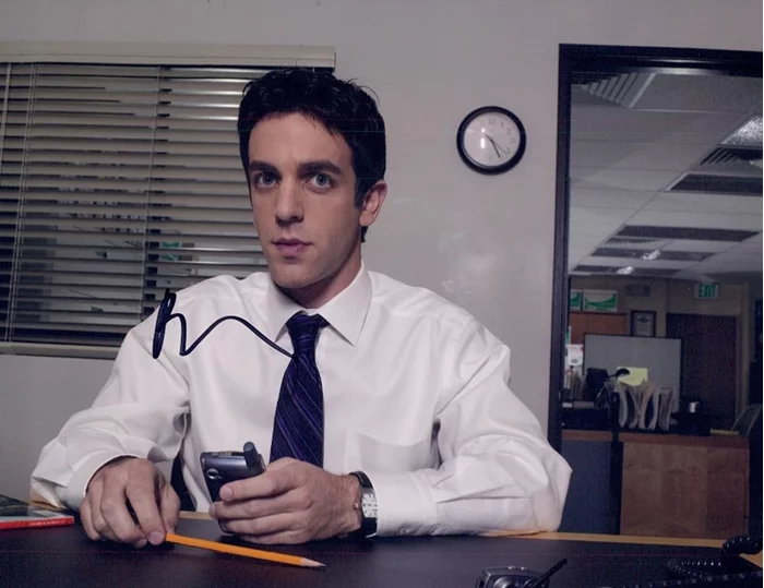 B.J. Novak autograph