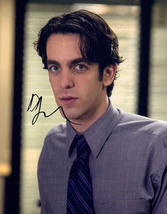 B.J. Novak autograph