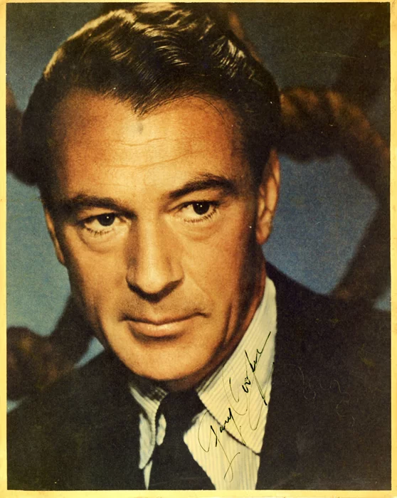 Gary Cooper autograph