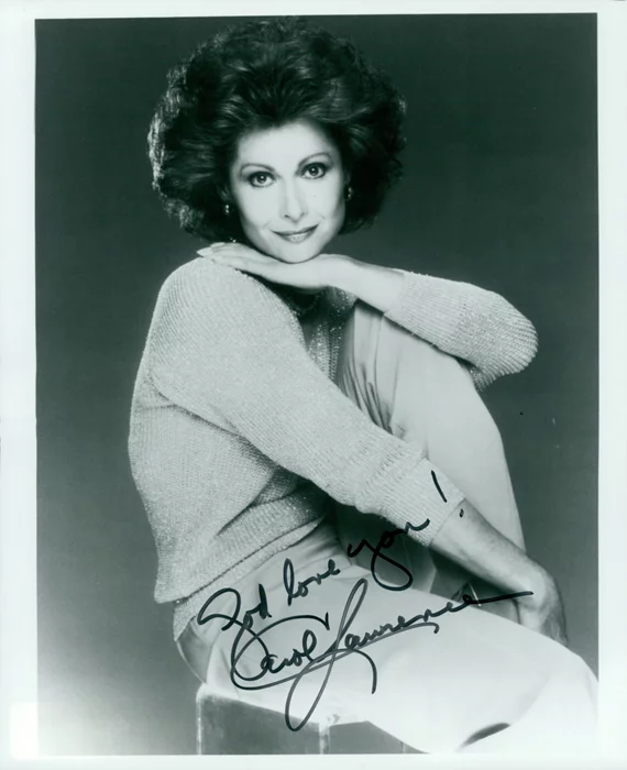 Carol Lawrence autograph