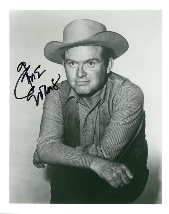 Gene Evans autograph