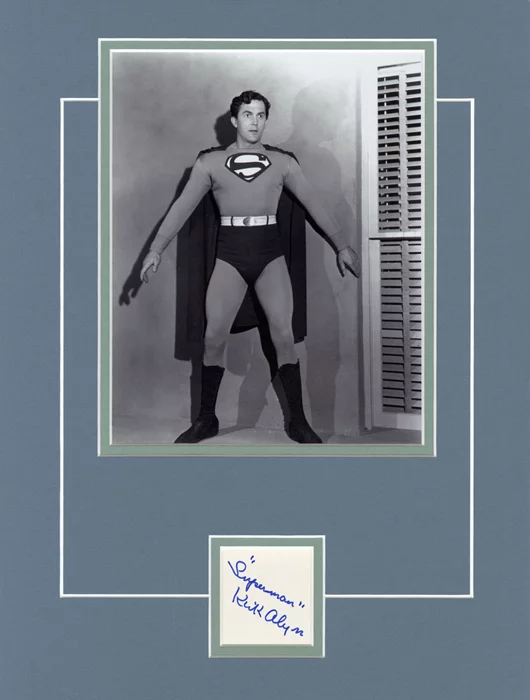 Kirk Alyn as Superman autograph