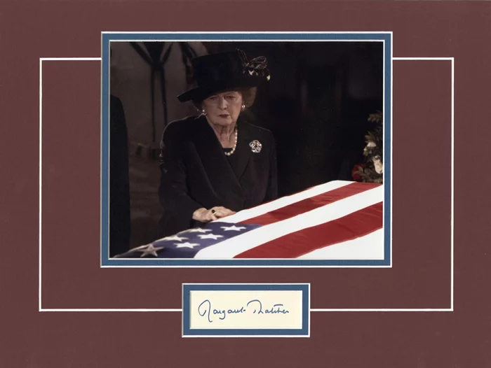 Margaret Thatcher autograph