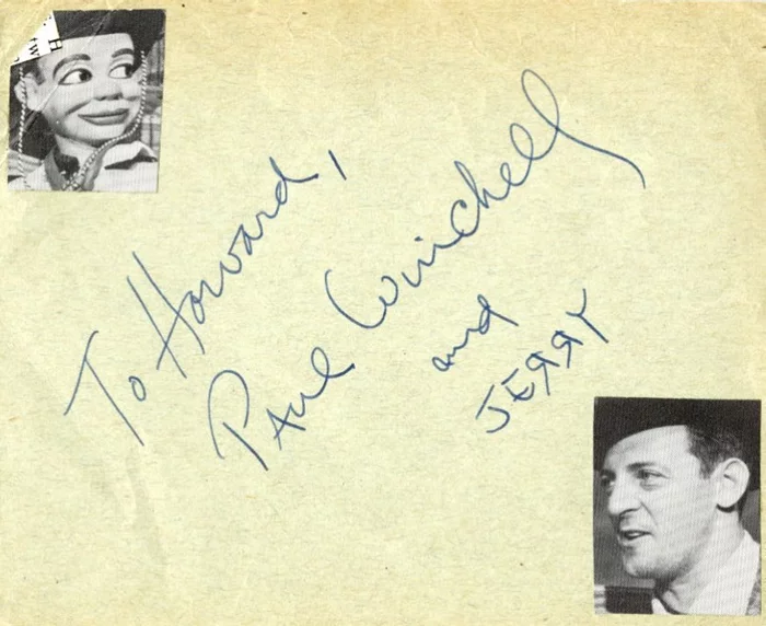 Paul Winchell autograph
