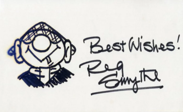 Reg Smythe autograph