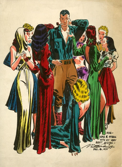 Milton Caniff autograph