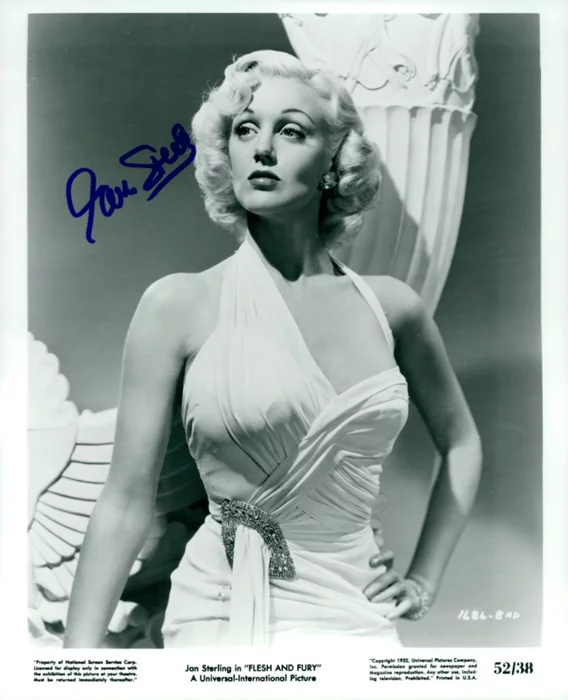 Jan Sterling autograph