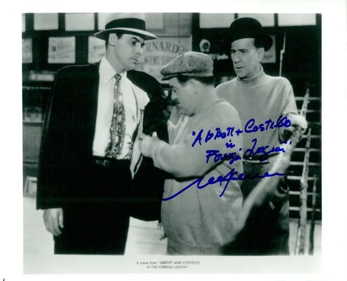 Marc Lawrence autograph
