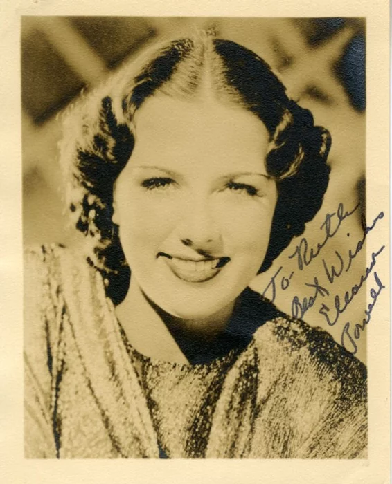 Eleanor Powell autograph