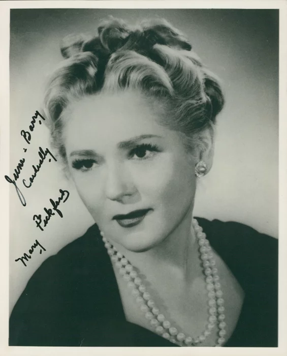Mary Pickford autograph