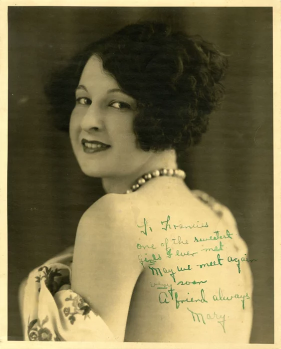 Mary Pickford autograph
