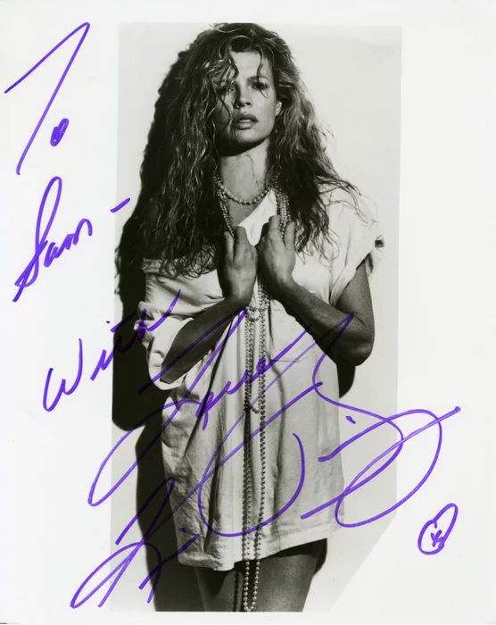 Kim Basinger autograph
