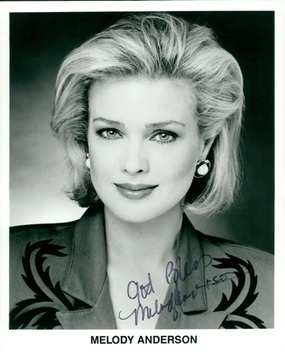 Melody Anderson autograph