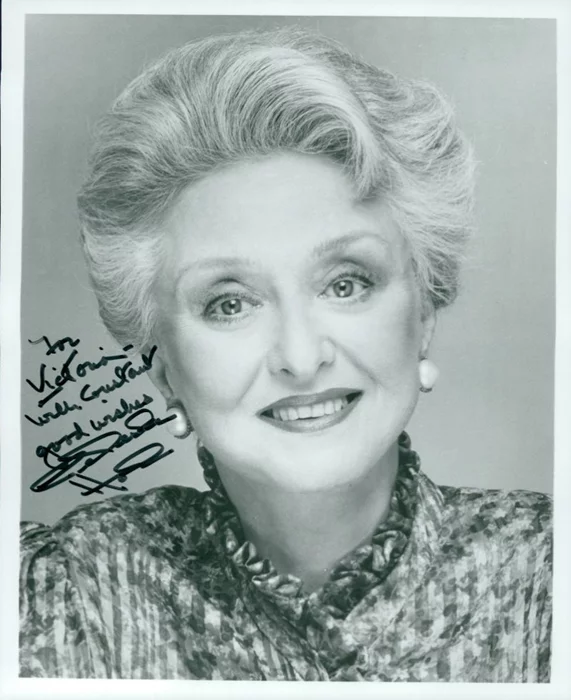 Celeste Holm autograph