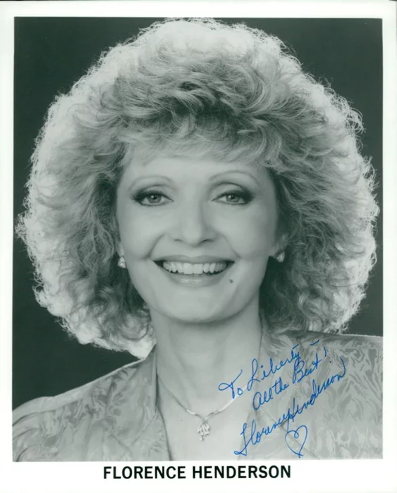 Florence Henderson autograph