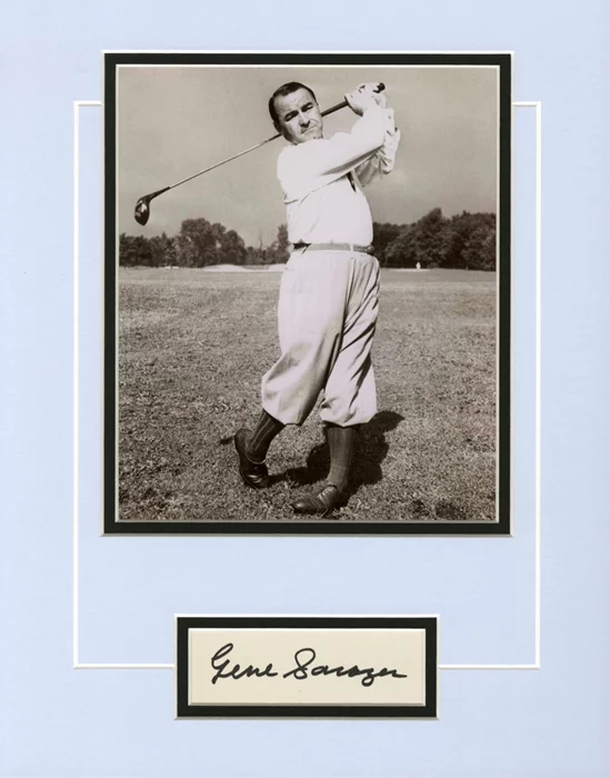 Gene Sarazen autograph