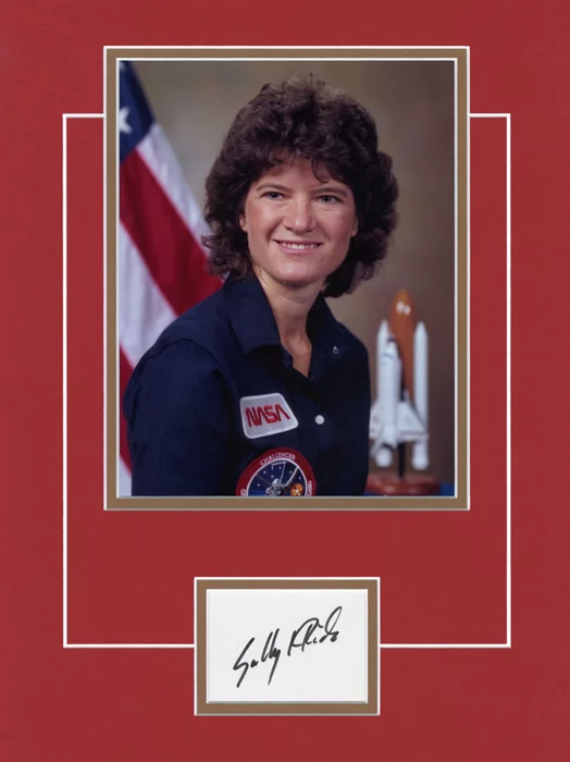 Sally K. Ride autograph