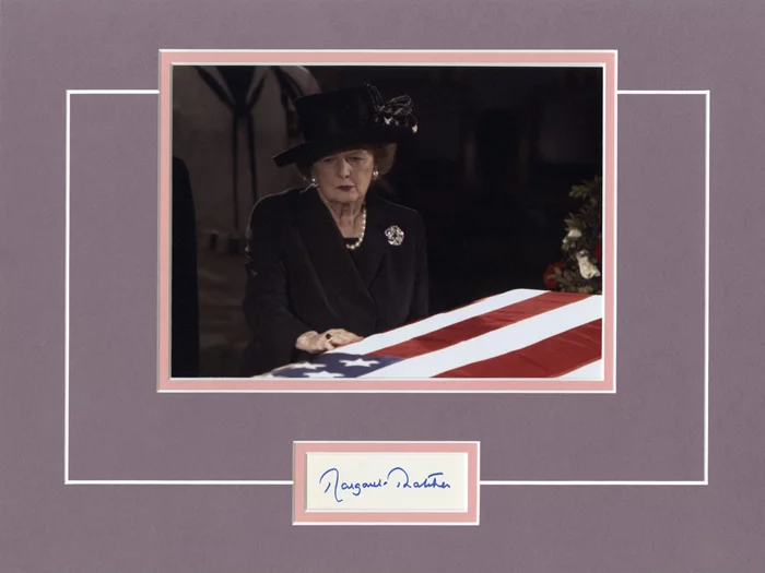 Margaret Thatcher autograph