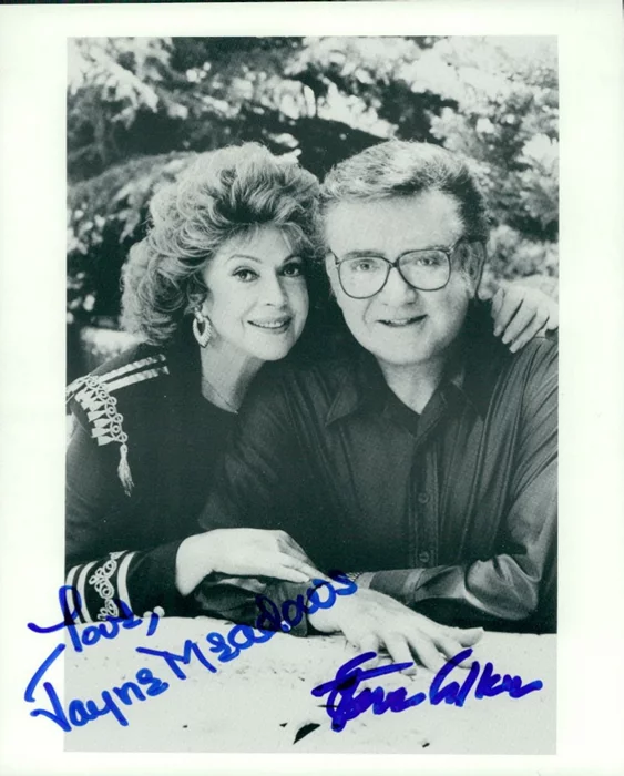 Steve Allen & Jayne Meadows autograph