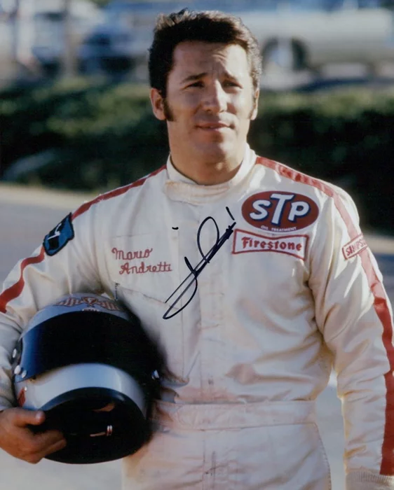 Mario Andretti autograph