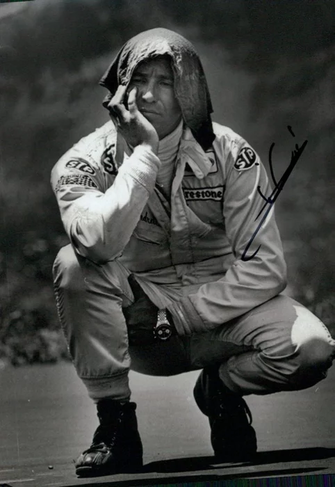 Mario Andretti autograph