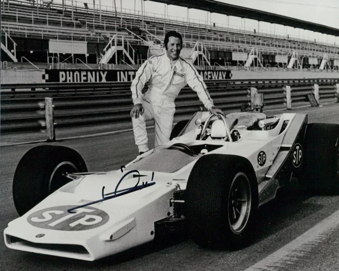 Mario Andretti autograph