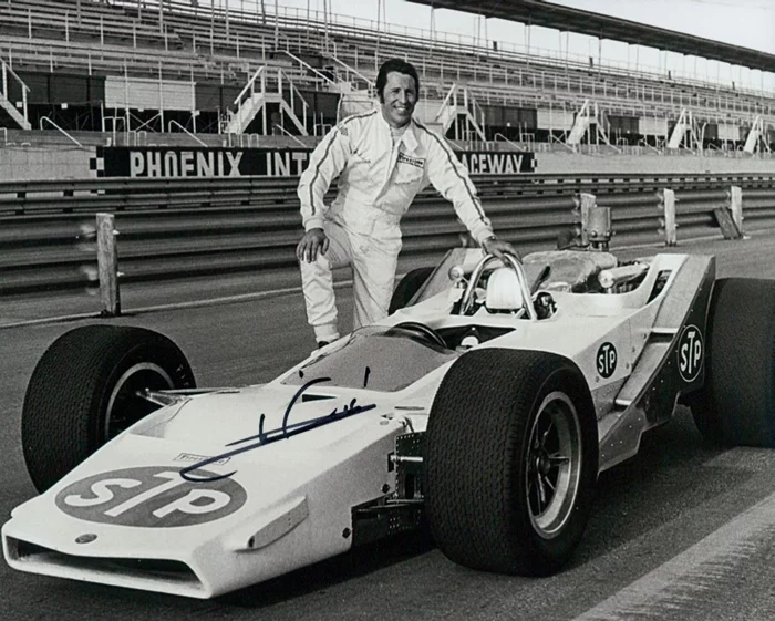Mario Andretti autograph