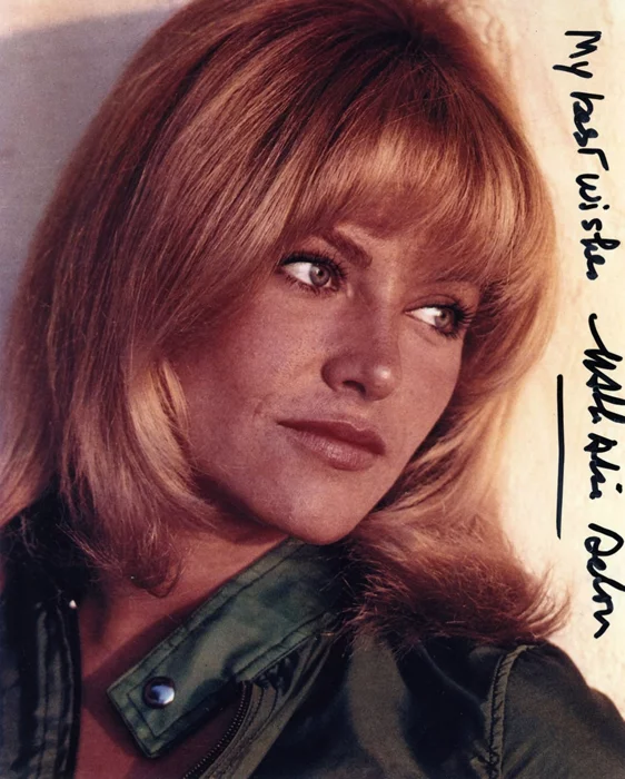 Nathalie Delon autograph