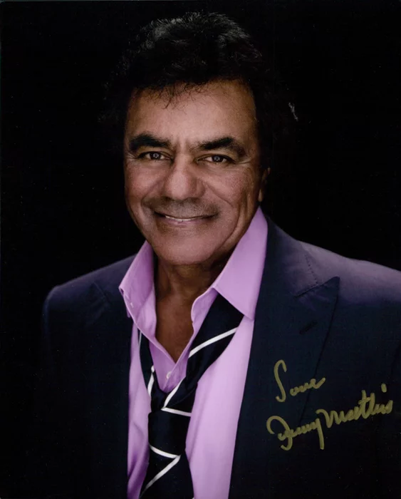 Johnny Mathis autograph