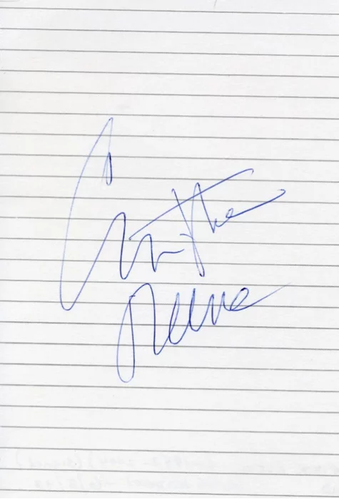 Christopher Reeve autograph