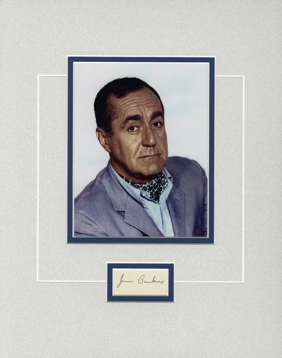 Jim Backus autograph