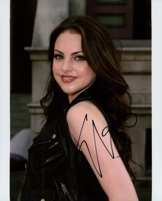 Elizabeth Gillies autograph