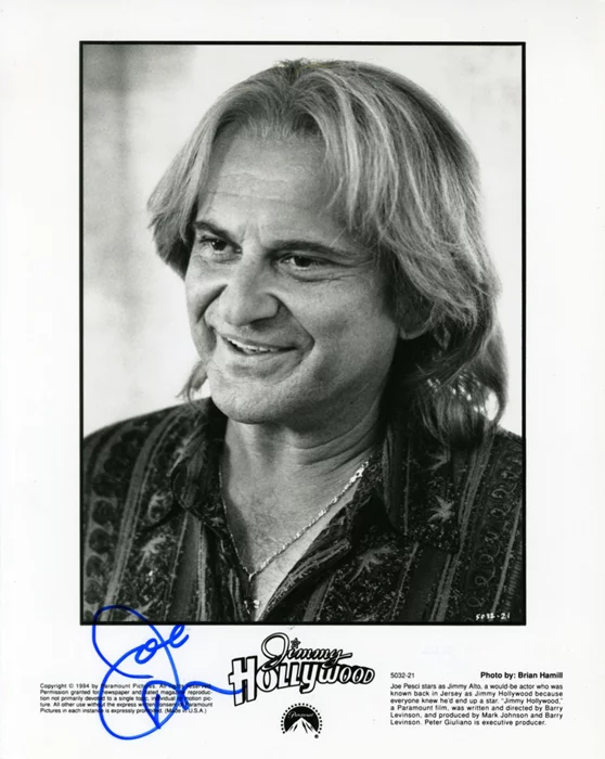 Joe Pesci autograph