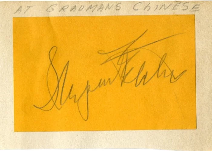 Stepin Fetchit autograph