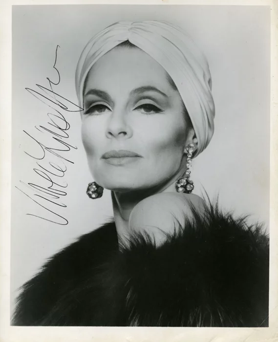 Viveca Lindfors autograph