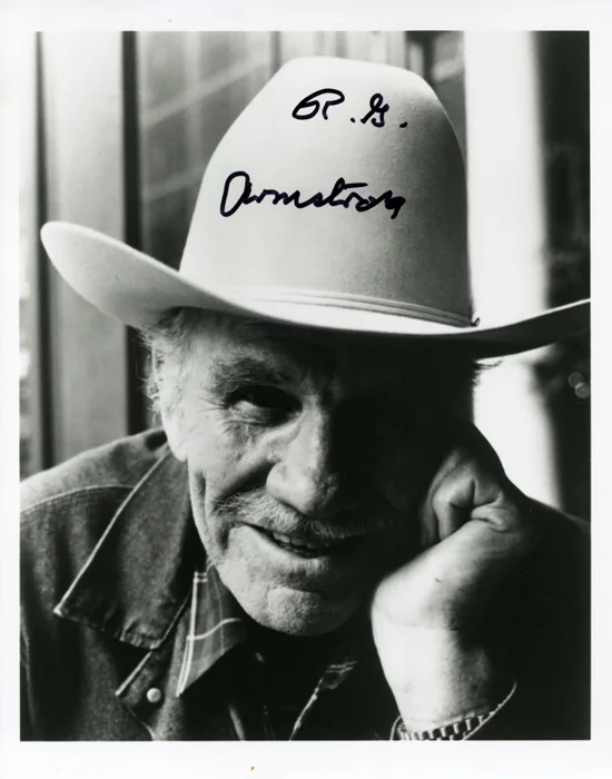 R. G. Armstrong autograph
