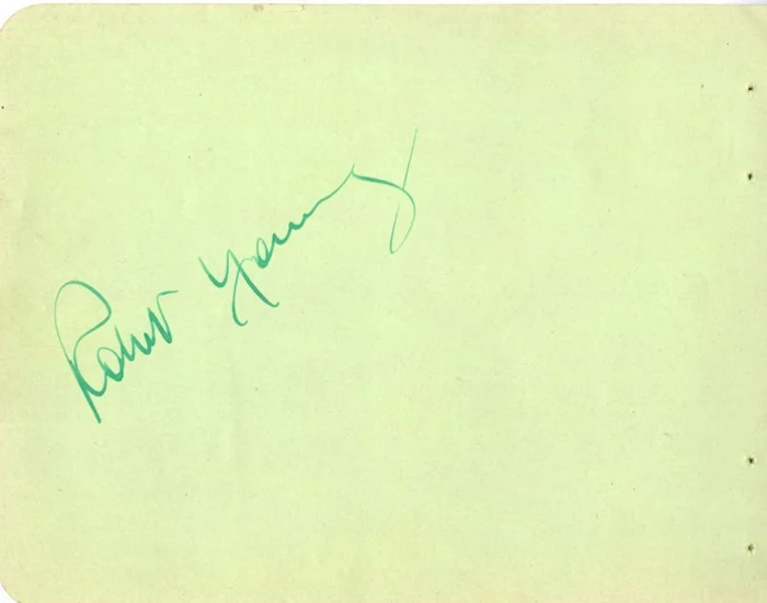 Robert Young autograph