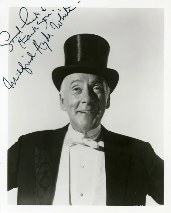 Wilfrid Hyde-White autograph