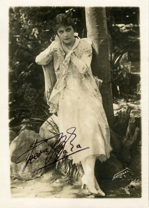 Theda Bara autograph
