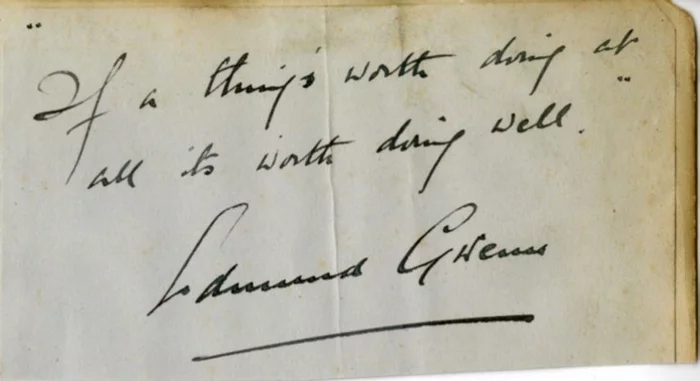 Edmund Gwenn autograph