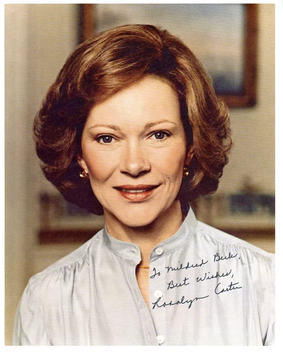 Rosalynn Carter autograph